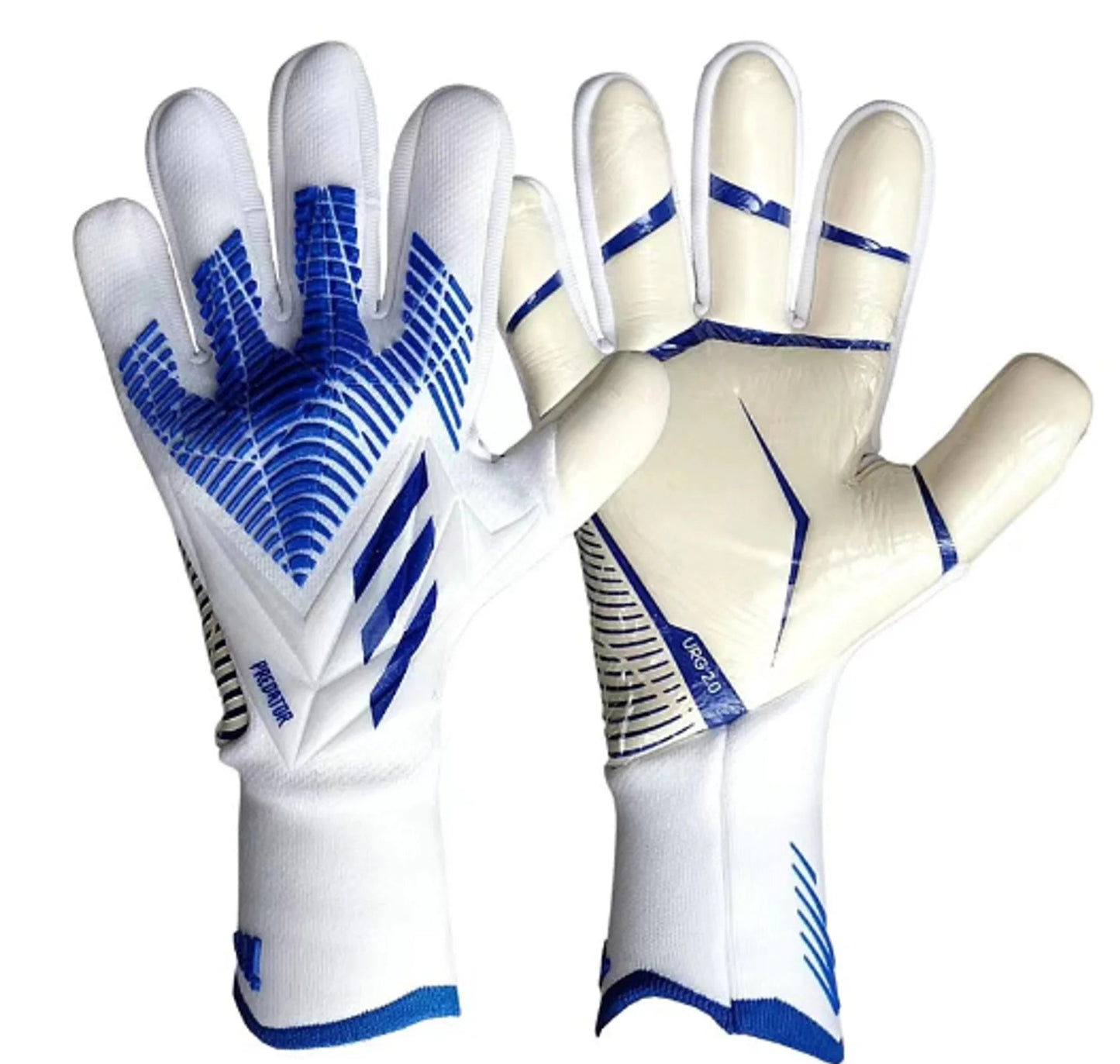 Kids Adults Goalkeeper Gloves - White - Infants planet