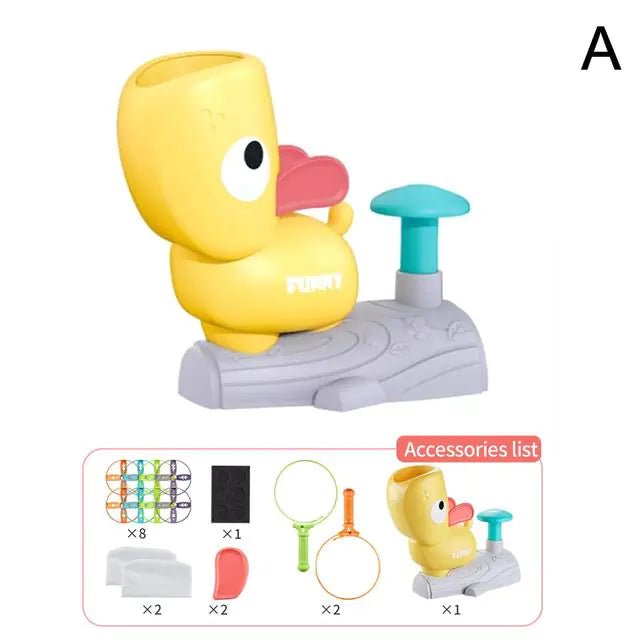 Kids Air Rocket Launcher Toy - Dog - Yellow - Infants planet