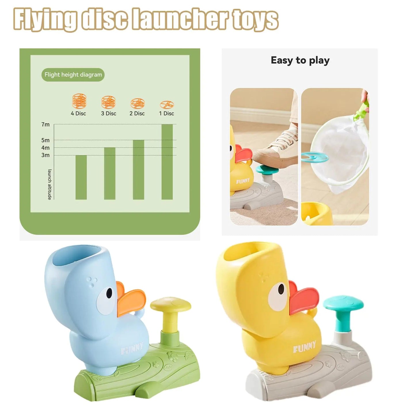 Kids Air Rocket Launcher Toy - Elephant - Pink - Infants planet