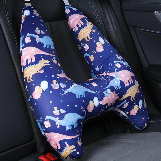 Kids Animal Travel Pillow - Purple Dinosaur - Infants planet