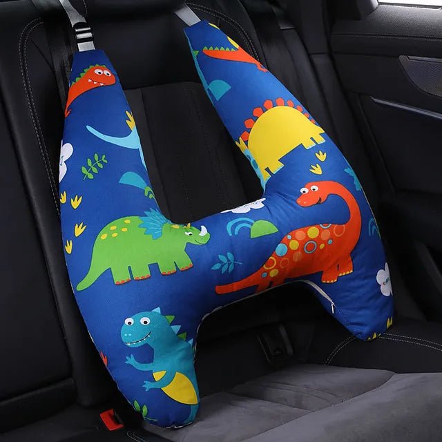 Kids Animal Travel Pillow - Blue Dinosaur - Infants planet