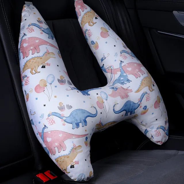 Kids Animal Travel Pillow - Pink Dinosaur - Infants planet