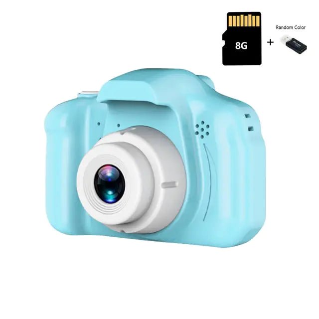 Kids Camera - Blue 8G TF Card - Infants planet