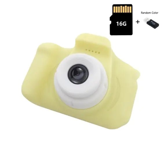 Kids Camera - Yellow 16G TF Card - Infants planet