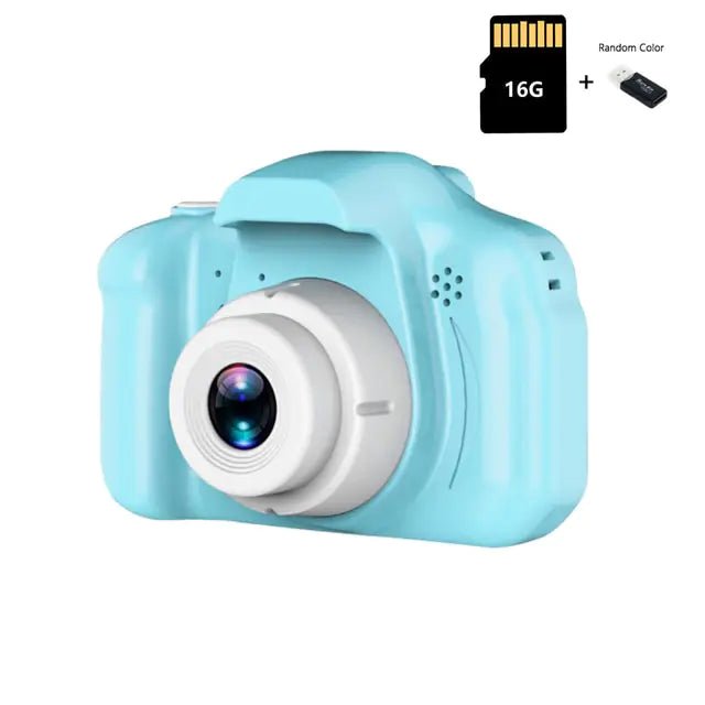 Kids Camera - Blue 16G TF Card - Infants planet