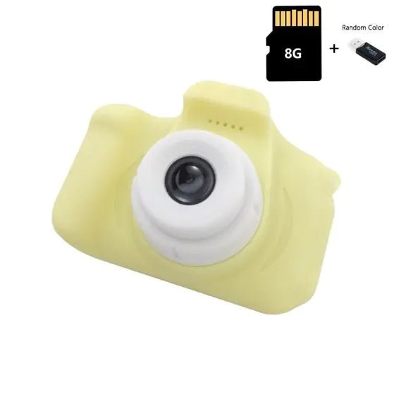 Kids Camera - Yellow 8G TF Card - Infants planet