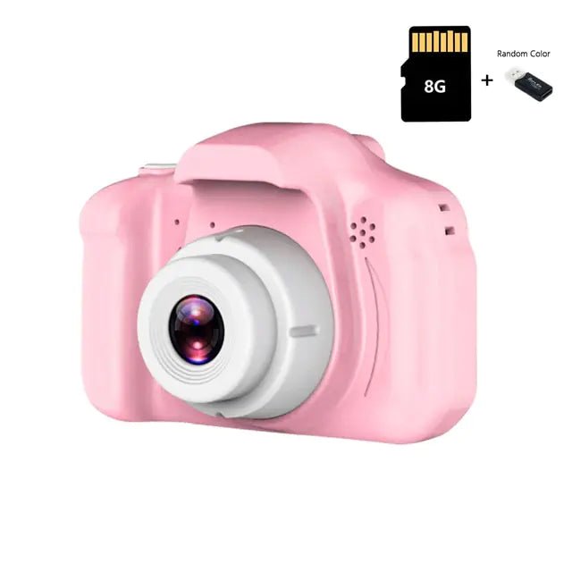 Kids Camera - Pink 8G TF Card - Infants planet