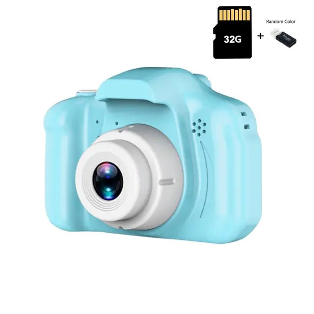 Kids Camera - Blue 32G TF Card - Infants planet