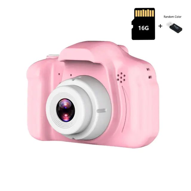 Kids Camera - Pink 16G TF Card - Infants planet