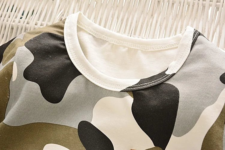 Kids Camouflage Outfit - Black - Infants planet