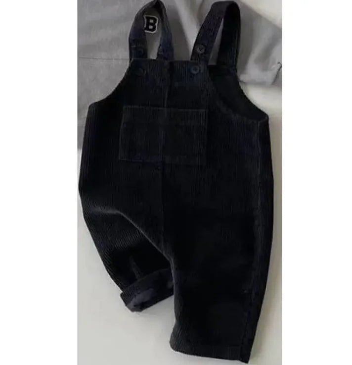 Kids' Colorful Corduroy Suspenders - Navy - Infants planet