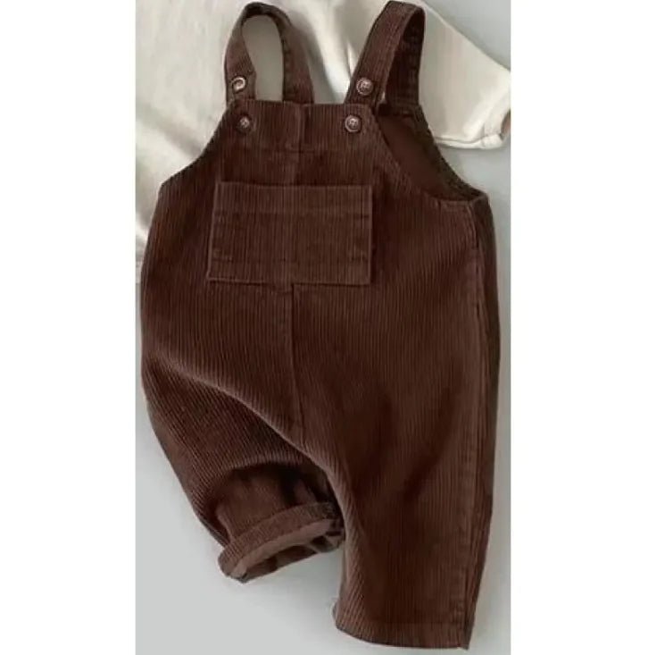 Kids' Colorful Corduroy Suspenders - Brown - Infants planet