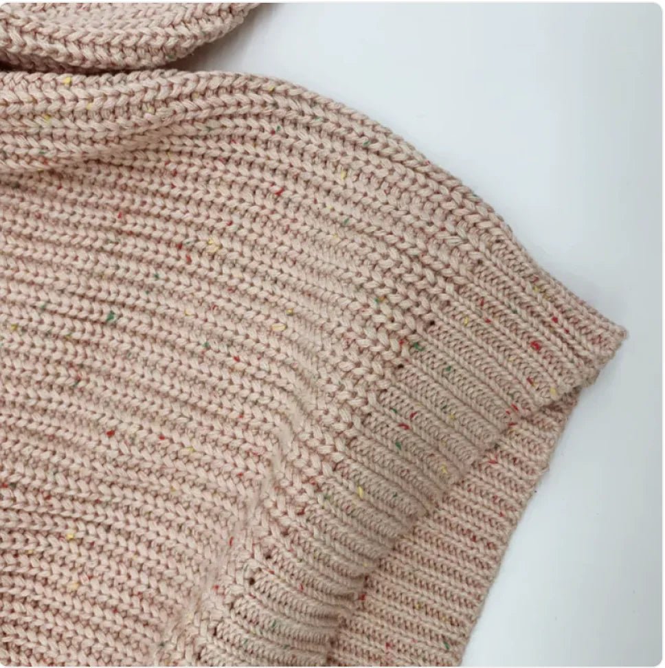 Kids' Cotton Long Sleeve Pullover Sweater - Pink - Infants planet