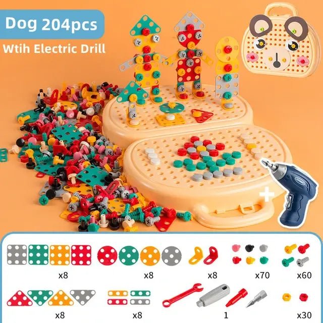Kids' Electric Toolbox - Dog Driller No box - Infants planet