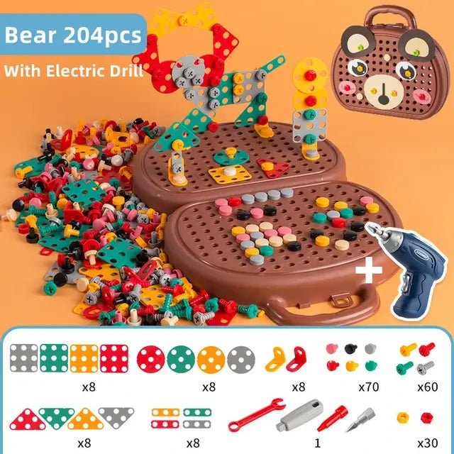 Kids' Electric Toolbox - Bear Driller No box - Infants planet