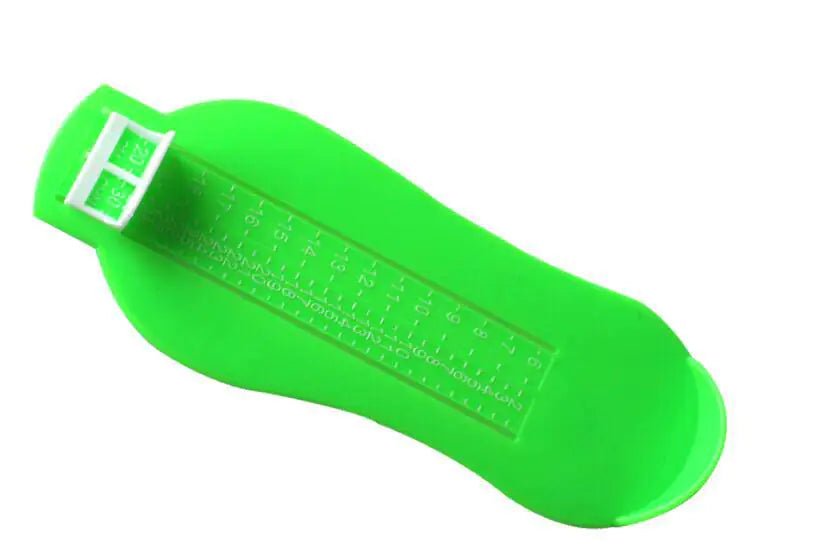 Kids Foot Measuring Ruler - Bright Green - Infants planet