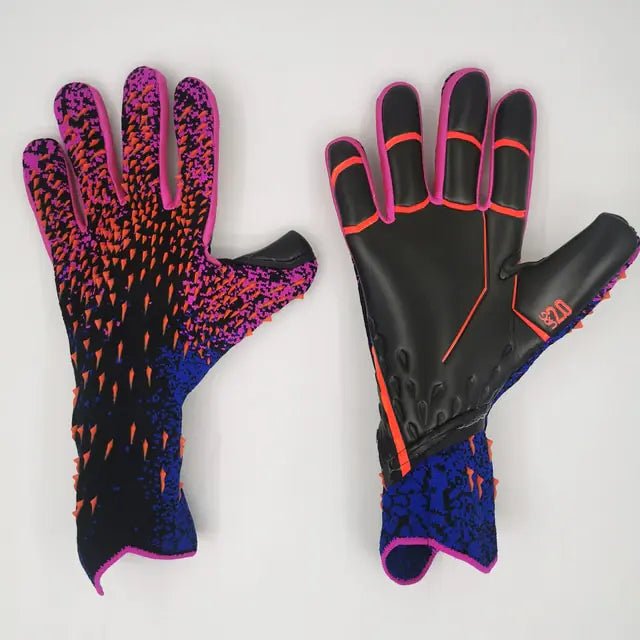 Kids Football Goalkeeper Latex Gloves - Red - Infants planet