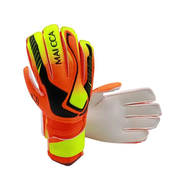 Kids Football Goalkeeper Latex Gloves - Orange - Infants planet