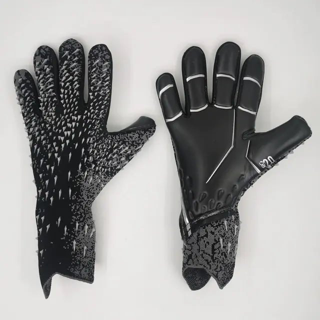 Kids Football Goalkeeper Latex Gloves - Black - Infants planet