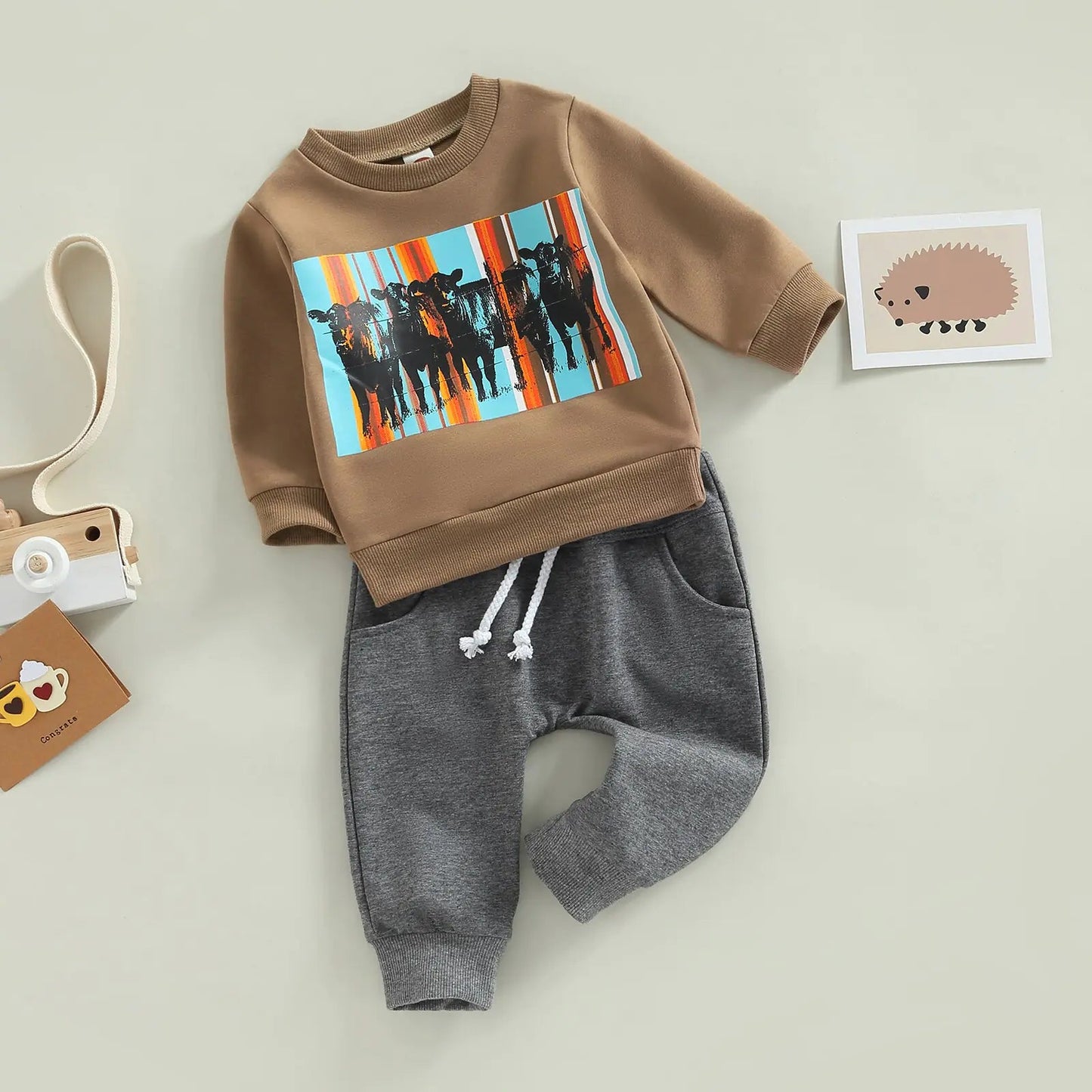 Kids Long Sleeve Sweatshirt - Black - Infants planet