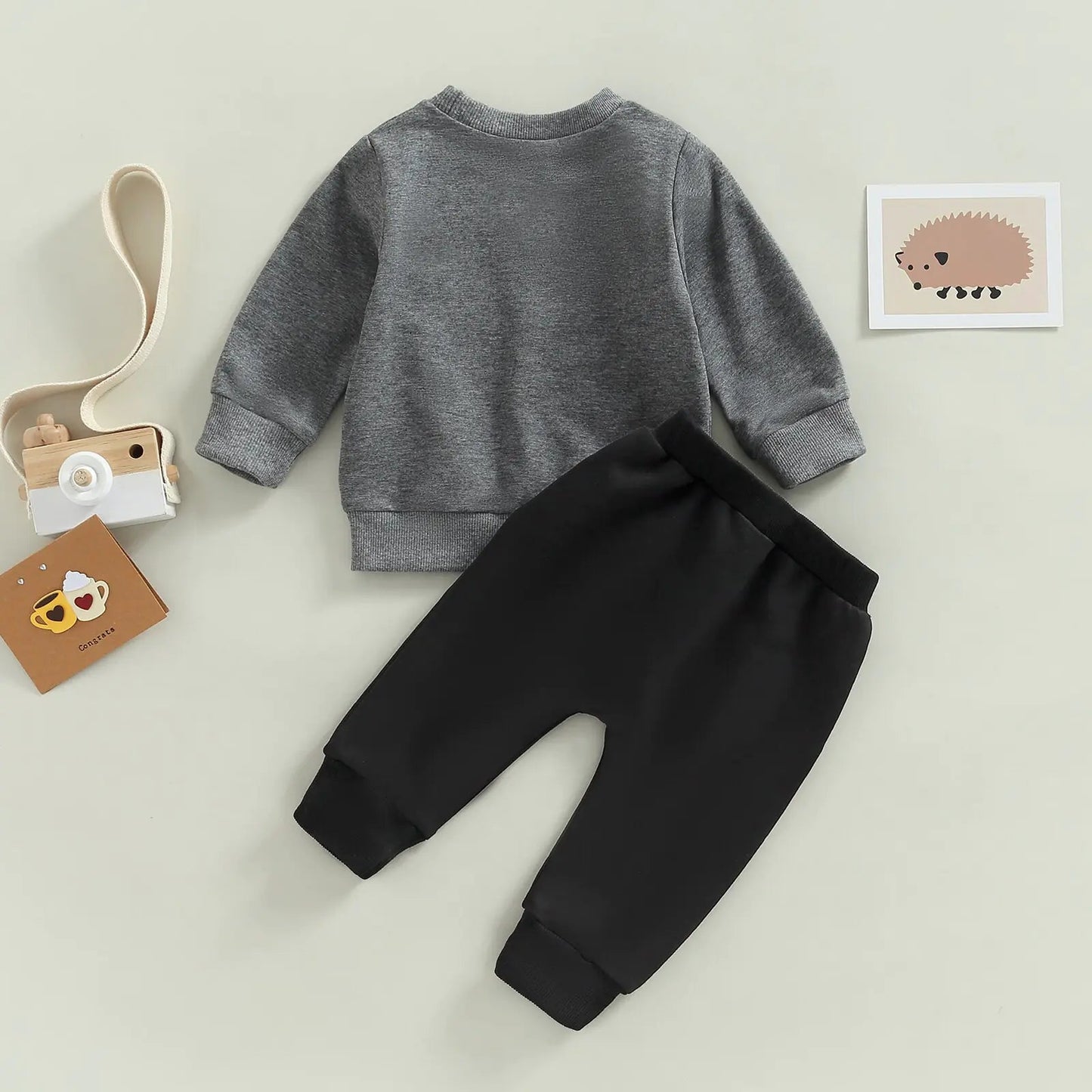 Kids Long Sleeve Sweatshirt - Black - Infants planet