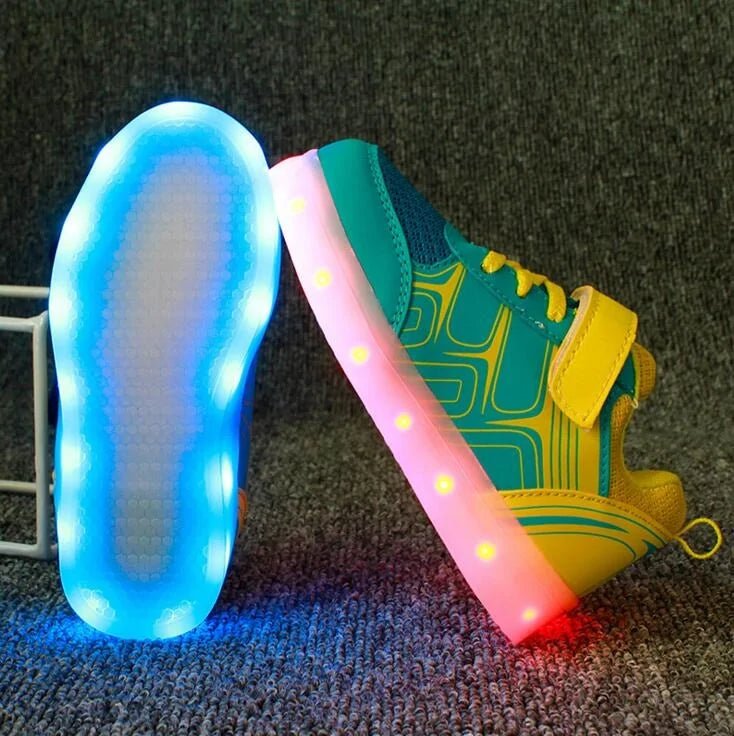 Kids Luminous Shoes - Yellow - Infants planet