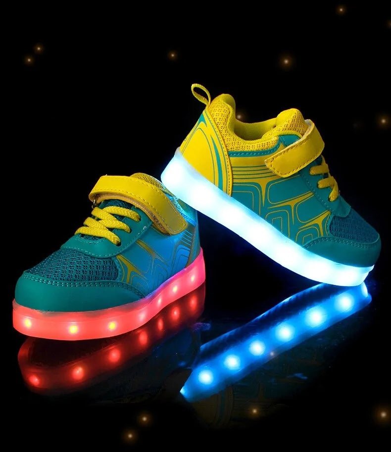 Kids Luminous Shoes - Yellow - Infants planet