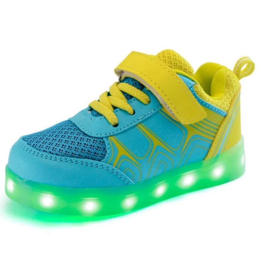 Kids Luminous Shoes - Yellow - Infants planet