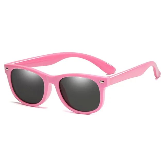 Kids Round Polarized Sunglasses - Pink Pink - Infants planet