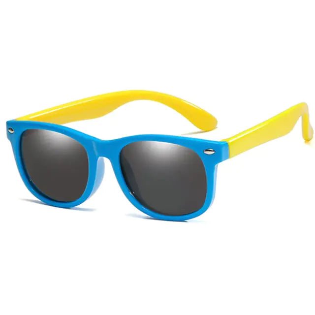 Kids Round Polarized Sunglasses - Pink Green - Infants planet