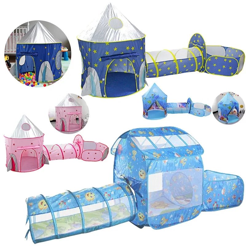 Kids Tent House Play Tunnel - None - Infants planet