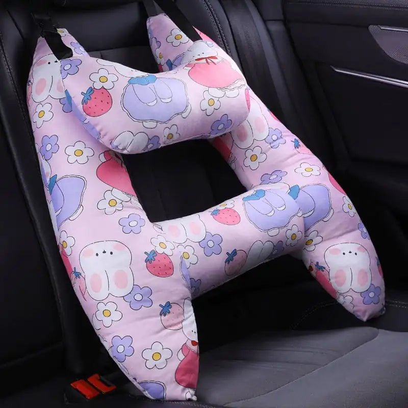 Kids Travel Pillow - Blue Dinosaur - Infants planet