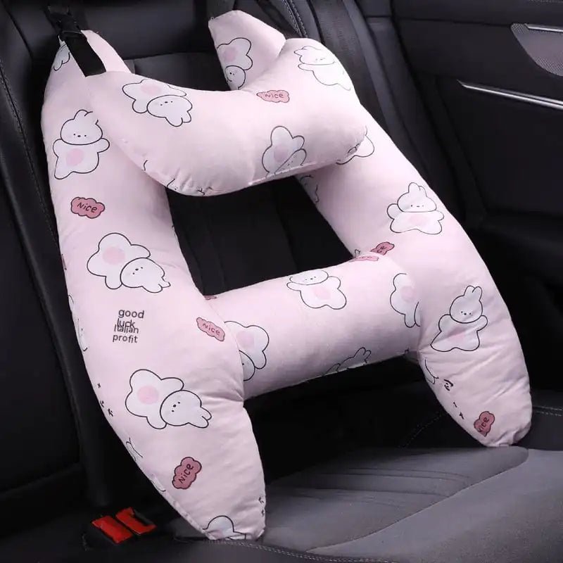 Kids Travel Pillow - Blue Dinosaur - Infants planet
