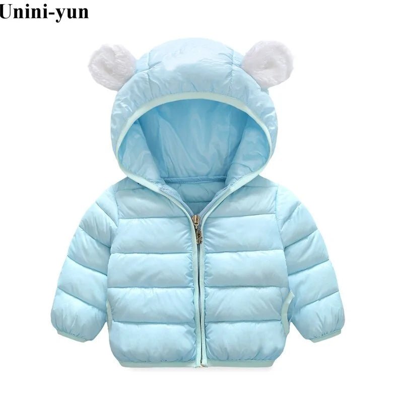 Kids Warm Hooded Coat - Xian - Lian Black - Infants planet