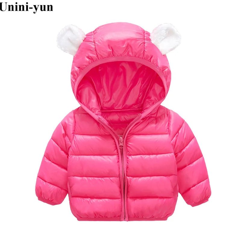 Kids Warm Hooded Coat - Xian - Lian Black - Infants planet