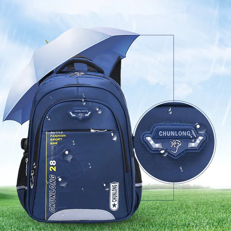 Kids Waterproof Backpack - Small Black - Infants planet