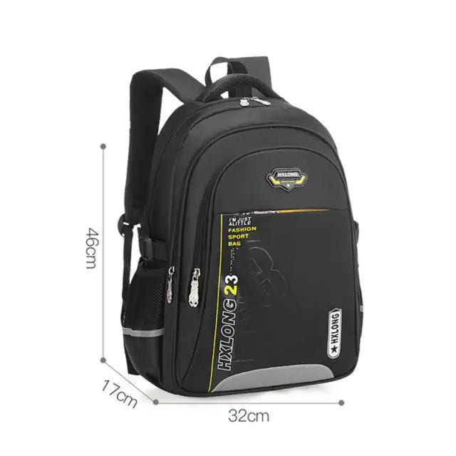 Kids Waterproof Backpack - Large Black - Infants planet