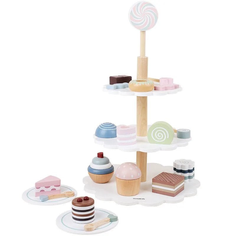 Kids Wooden Pretend Play Sets - Cake - Infants planet