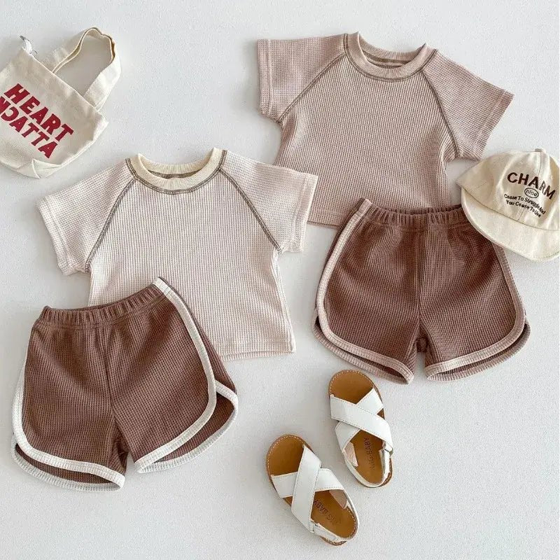Korean Toddler Baby Pure Cotton Clothes - 2 - Infants planet