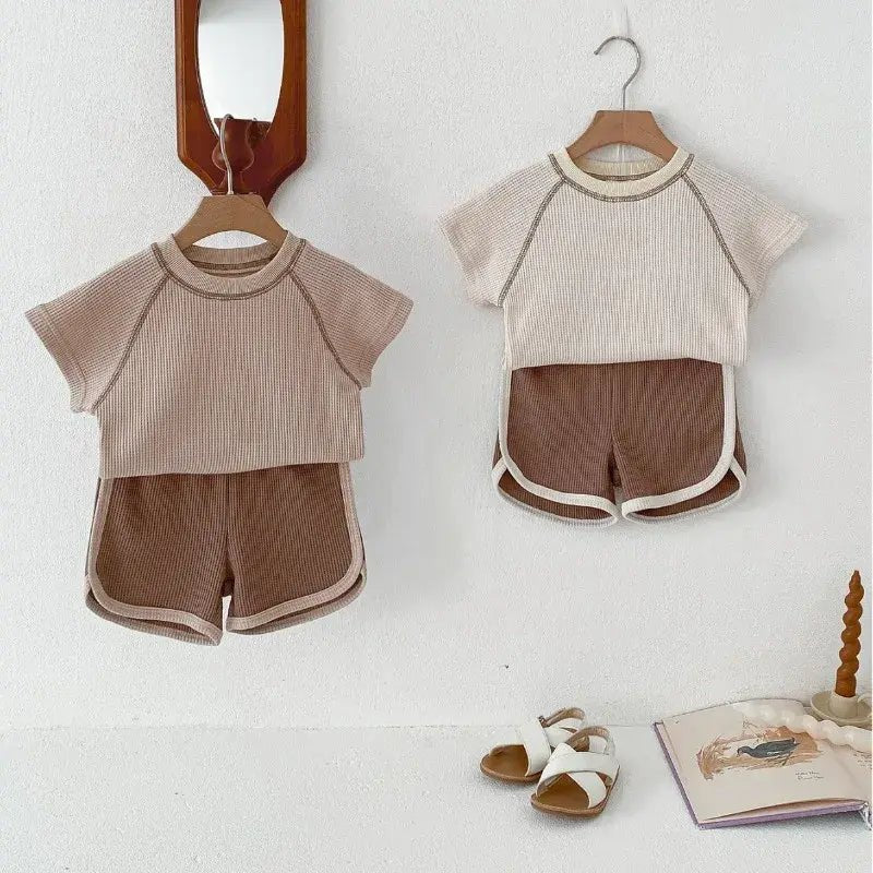 Korean Toddler Baby Pure Cotton Clothes - 2 - Infants planet