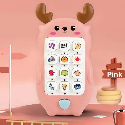 Light Music Phone Toy - Pink - Infants planet