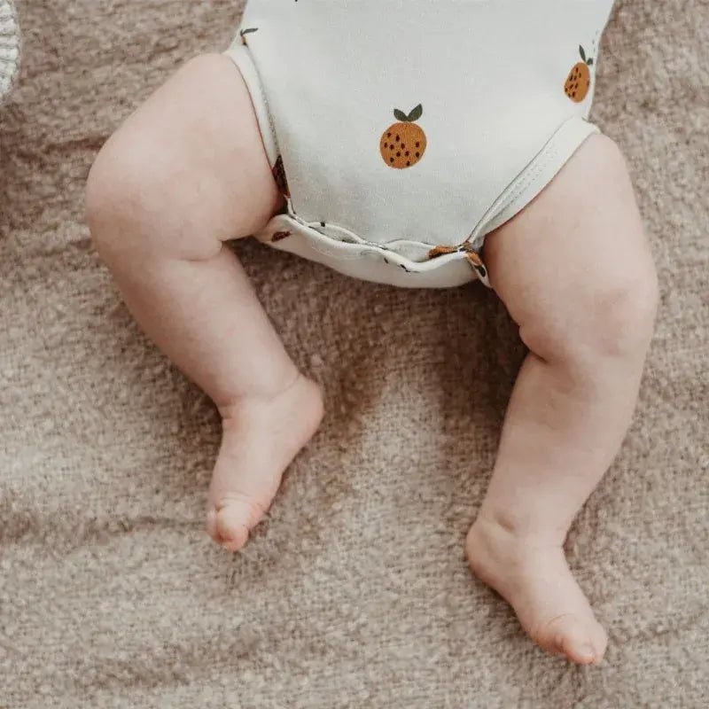Little Clementine Bodysuit - Beige White - Infants planet