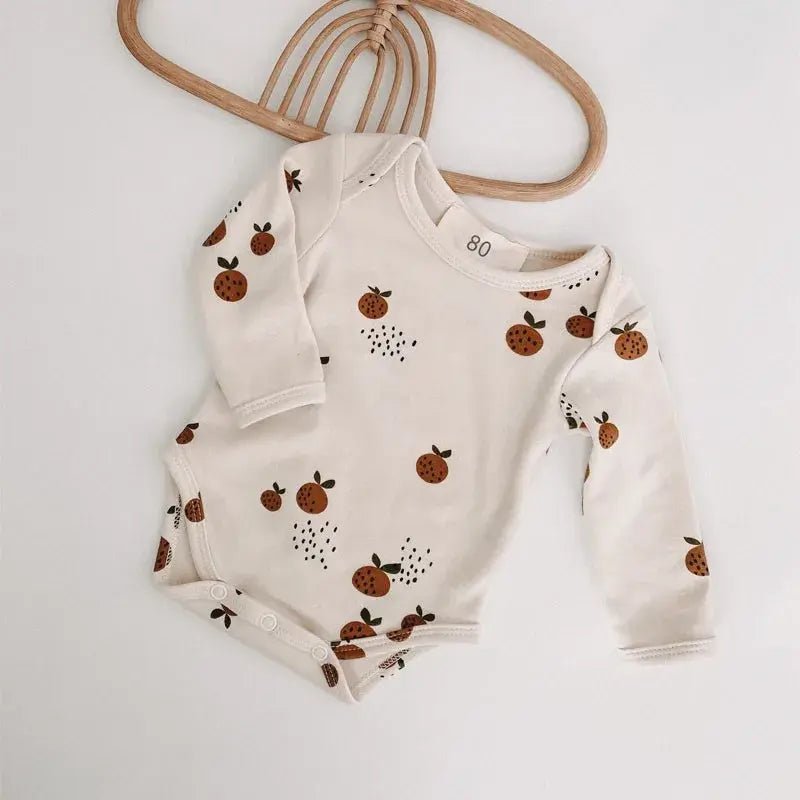 Little Clementine Bodysuit - Beige White - Infants planet