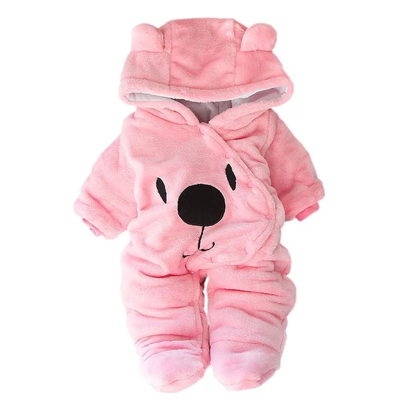 LZH Baby Winter Overall Long Sleeve Infant Clothing - Pink - Infants planet