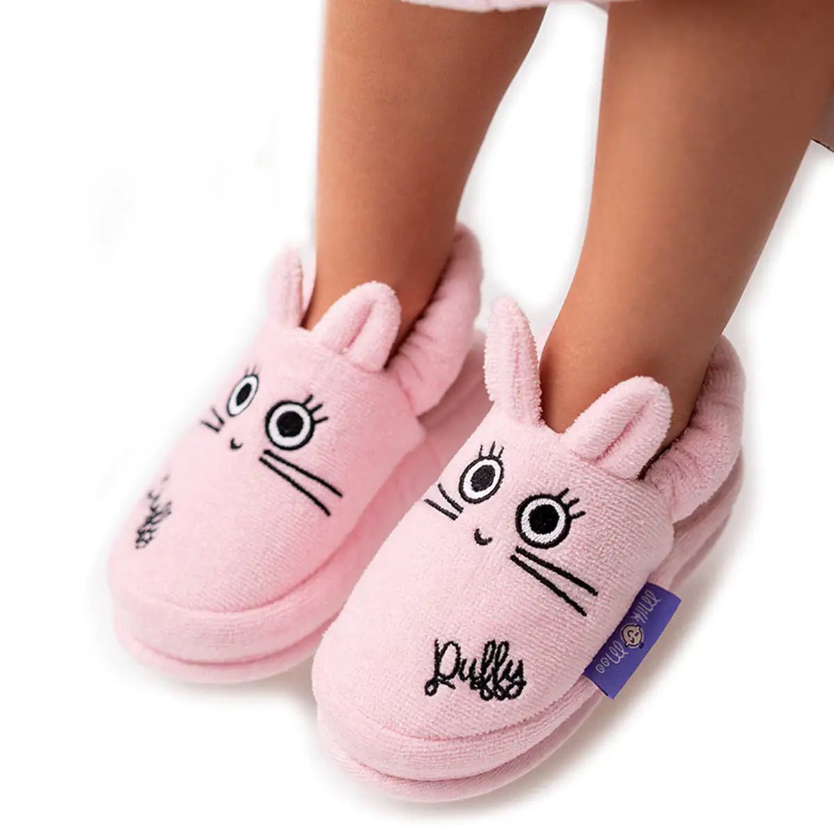 Milk&Moo Chancin Rabbit Toddler Slippers - Pink - Infants planet
