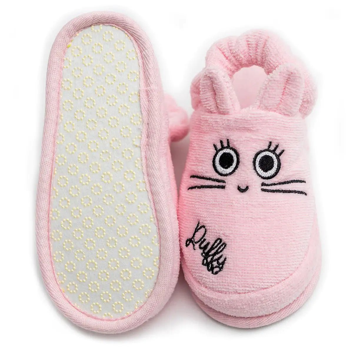 Milk&Moo Chancin Rabbit Toddler Slippers - Pink - Infants planet