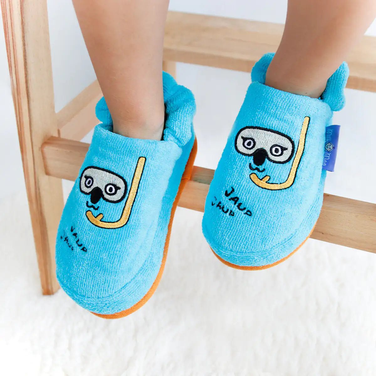 Milk&Moo Cool Coala Kids Slippers - Blue - Infants planet