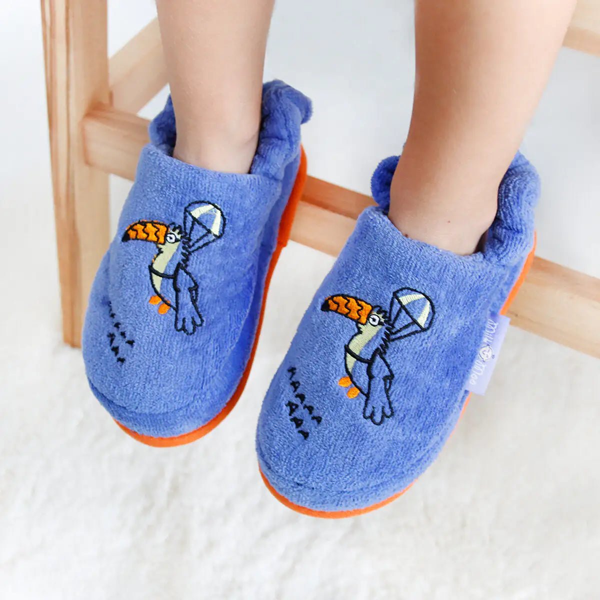 Milk&Moo Flying Toucan Kids Slippers - Multicolored - Infants planet