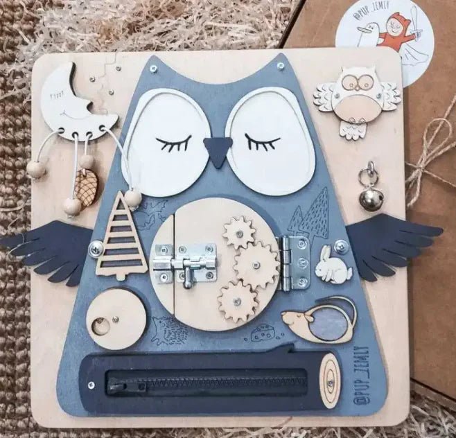 Montessori Lock Box - Owl - Infants planet