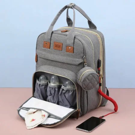 Multi - function Mommy Bag - Black - Infants planet